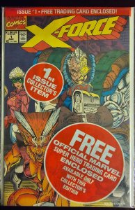 X-Force #1 (1991)Deadpool Trading Card Inside