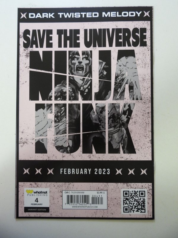 Ninja Funk #4 Signed W/ COA NM Condition