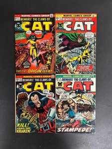 The Cat (1972) #1-4 (5.0+) Complete Set
