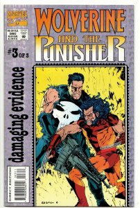 Wolverine Punisher Damaging Evidence #3 (Marvel, 1993) FN