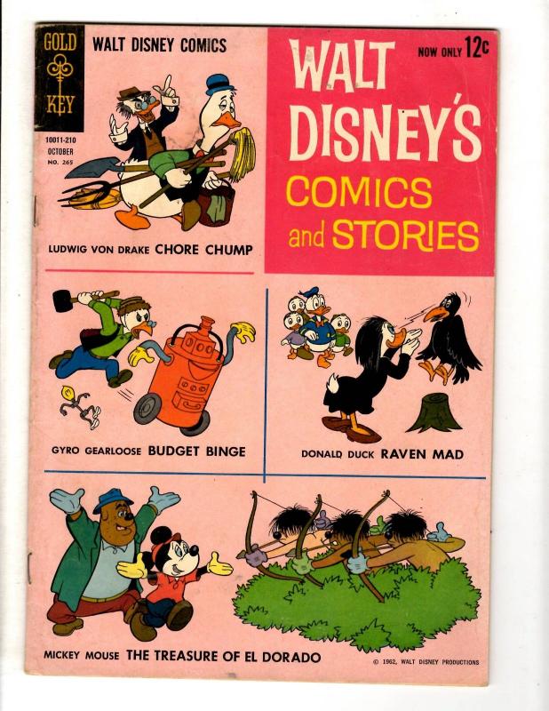 Lot Of 9 Walt Disney's Comics & Stories Gold Key # 1 4 6 8 11 2 8 2 3 JL31