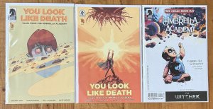 Umbrella Academy You Look Like Death #3,6 Plus FCBD Dark Horse Lot Gerard Way