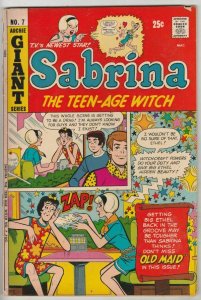 Sabrina the Teen-Age Witch #7 (Aug-72) VG+ Affordable-Grade Archie