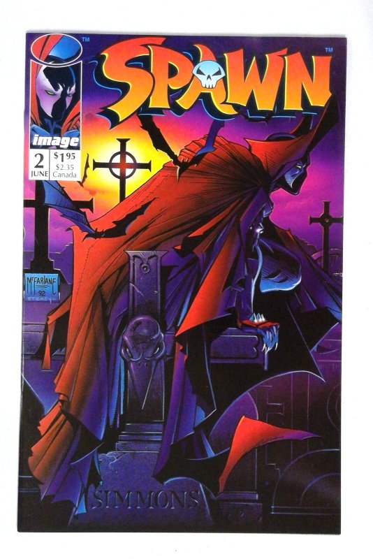 Spawn #2 McFarlane Image (1992) NM-