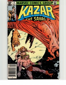 Ka-Zar the Savage #6 (1981) Ka-Zar