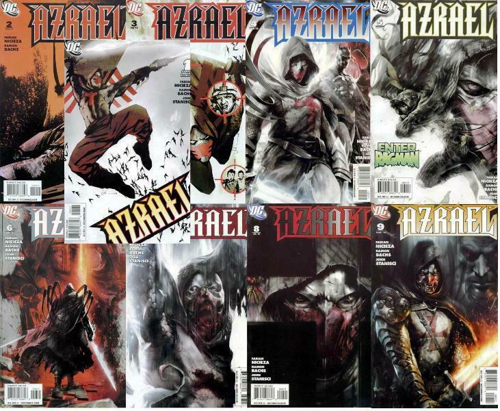 AZRAEL (2009) 1A,2-9  complete Nicieza Suit of Sorrows COMICS BOOK