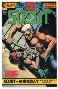 Scout #16 3-D Timothy Truman Eclipse with glasses NM