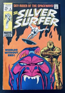 The Silver Surfer #6 (1969) HIGH GRADE