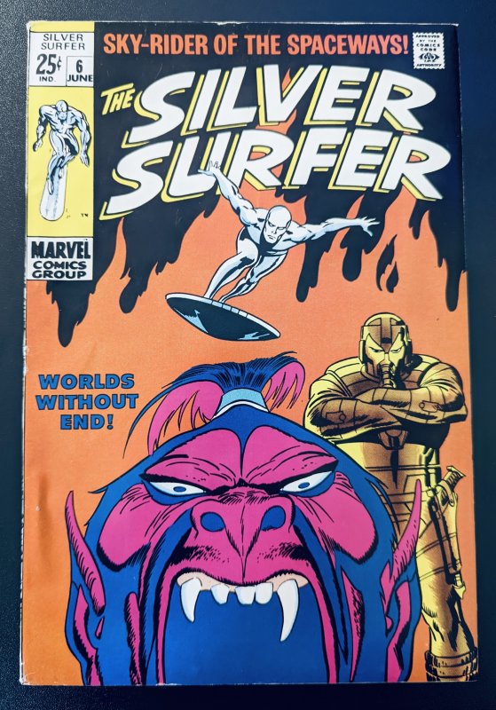 The Silver Surfer #6 (1969) HIGH GRADE