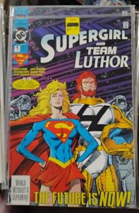 SUPERGIRL and team luthor   #1  1983  DC COMICS the future is now