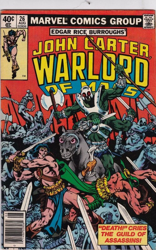Marvel Comics! John Carter! Warlord of Mars! Issue 26!