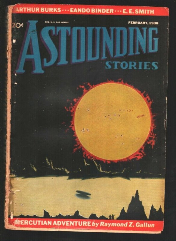 Astounding Stories 2/1938-Howard V. Brown cover-Eando Binder-E.E. Smith-Arthu...