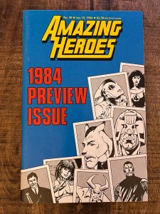 Amazing Heroes #39 (1983) NM cond Preview sketch of Spider-Man’s black costume!