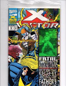 Marvel Comics X-Factor Vol. 1 #92 Fatal Attractions Havok Hologram Joe Quesada