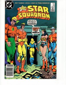 All-Star Squadron #45 Liberty Belle Quits Team - Golden Age DC Heroes !!!