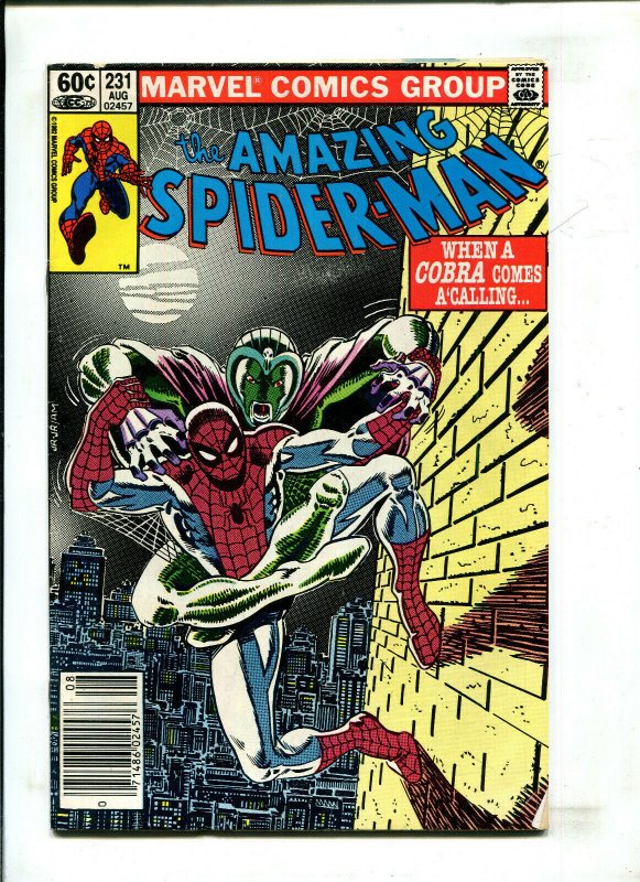 AMAZING SPIDER-MAN #231 (NEWSSTAND) - COBRA (7.0) 1982