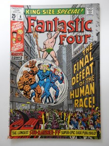 Fantastic Four Annual #8  (1970) Defeat of The Human Race! Sharp Fine+ Condition