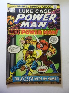 Power Man #21 (1974) VG+ Condition MVS Intact