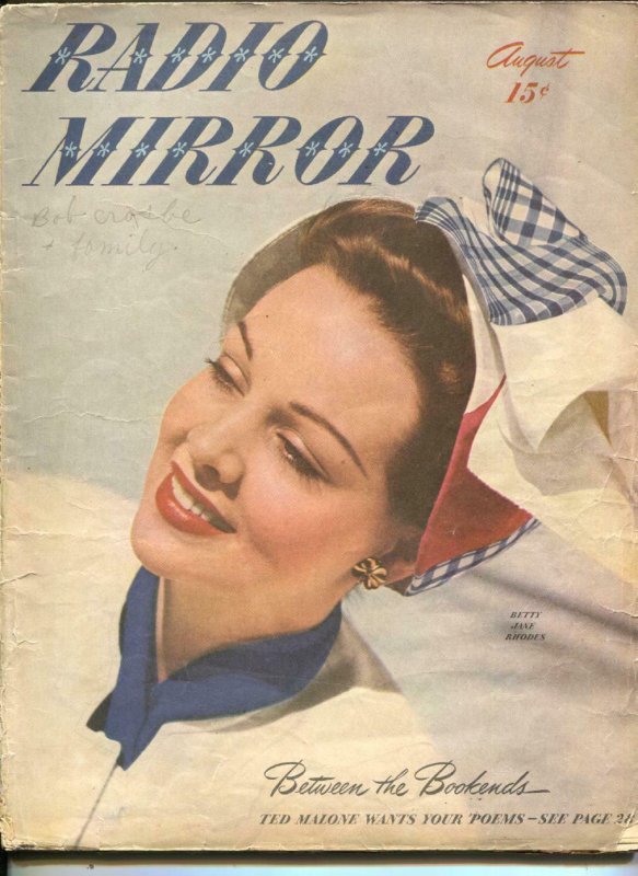 Radio Mirror-Betty Jane Rhodes-Kate Smith=Ted Malone-Ken Alden-Aug-1946