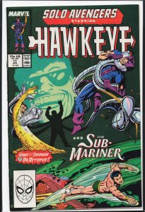 Solo Avengers #17 Direct Edition (1989) Namor the Sub-Mariner