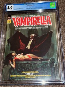 Vampirella 16 (Warren, 1972), First Dracula in Title, CGC Graded 8.0