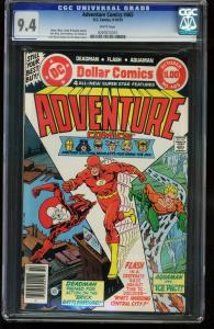 ADVENTURE COMICS #465 1979-CGC GRADED 9.4 WHITE PAGES-DEADMAN 0207672015