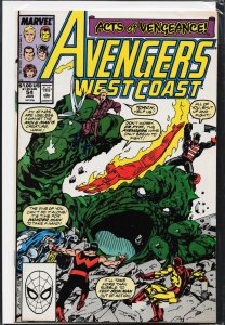 Avengers West Coast #54 (1990) West Coast Avengers / Avengers West Coast