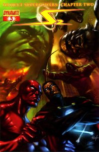 Project Superpowers: Chapter Two #3B VF ; Dynamite | 1-in-5 Variant Parrillo