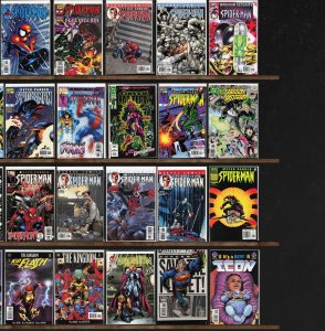 Huge Lot 130+ Comics with Green Lantern, Icon, Peter Parker: Spider-Man & More!
