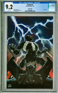 Venom #1 Stegman Virgin Cover (2018) CGC 9.2!