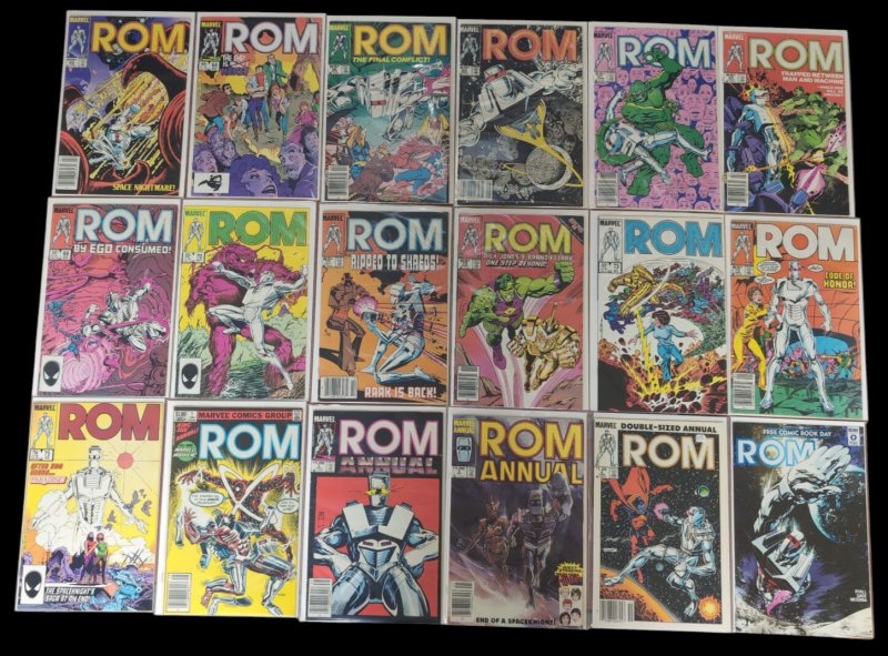 Rom #1-75 Run + Annuals Complete + Foil Facsimile + Rom #0-2 1979 Marvel VG-VF