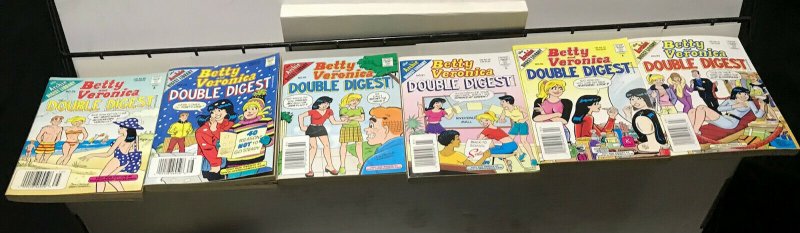 BETTY and VERONICA DOUBLE DIGEST MAGAZINE LOT of 6 Early-Mid 2000's FINE #16