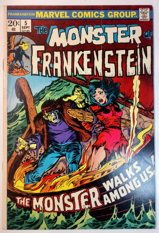 The Frankenstein Monster #5 (7.0, 1973)