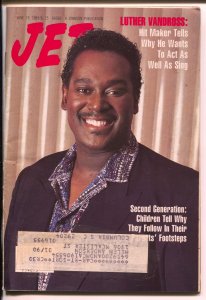 Jet 6/9/1989-Johnson Pub-Luther Vandross-info-pix-African Americans-VG