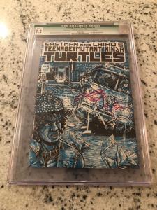 Teenage Mutant Ninja Turtles # 3 CGC 9.2 Signed & Sketched Eastman & Laird RM2