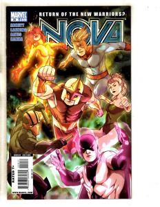 Lot Of 6 Nova Marvel Comic Books 15 16 17 18 19 20 Avengers Thanos Guardians JC1