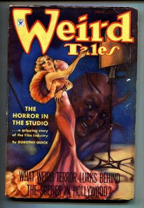 Weird Tales June 1935- Brundage cover- Conan story-Pulp Magazine