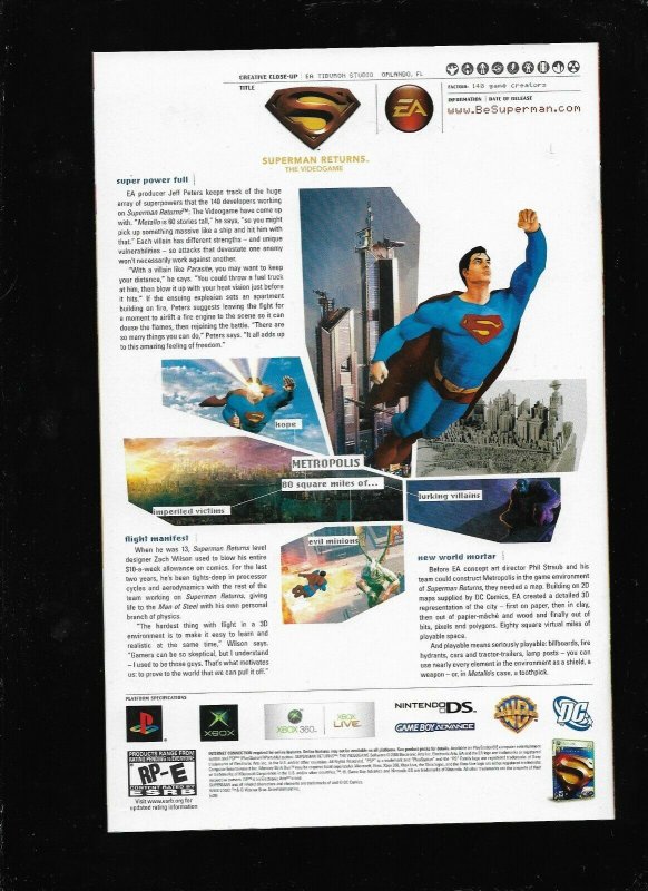 SUPERMAN RETURNS PREQUEL #4 - LOIS LANE! - (9.2) 2006