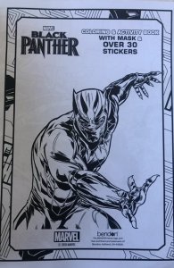 Marvel black panther coloring and activity book with mask 2018 complete/clean