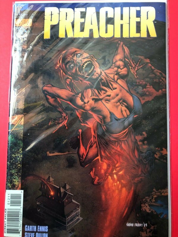 PREACHER  V1 #12 JAN 00 VERTIGO / DEATH OF GRANDMA / DIRECT SALES / NM+