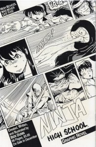 Ninja High School #4 (1988)Comic Book Antarctic Grade VF/NM 9.0