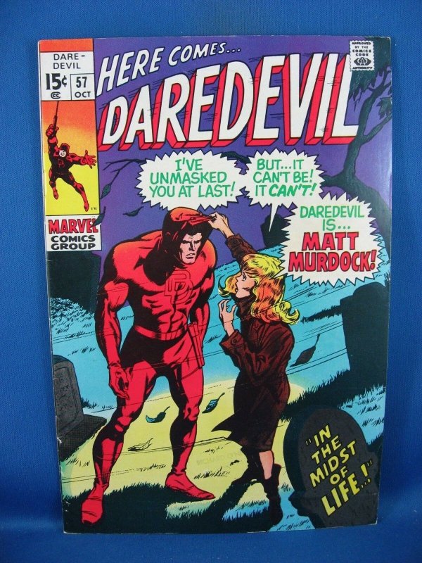 Daredevil #57 (Oct 1969, Marvel) F VF