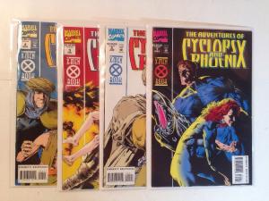 Adventures Of Cyclops And Phoenix 1-4 Complete Near Mint Lot Set Run