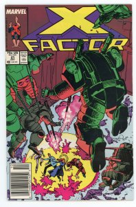 X-Factor #21 (1986 v1) Newsstand Louise & Walt Simonson VF-