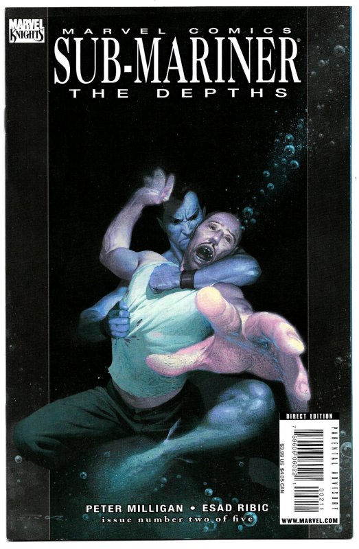 SUB-MARINER: THE DEPTHS #1-5 (Nov 2008) 9.0 VF/NM  5-Issue Painted Mini-Series!