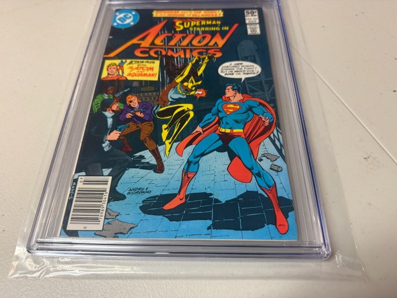 Action Comics # 521 CGC Graded 8.5 DC Comic Book 1st Vixen Appearance Key JH30