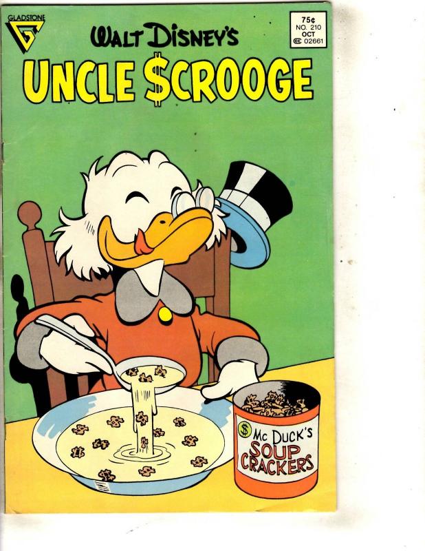 12 Uncle Scrooge Comics # 210 211 212 213 214 215 216 217 218 219 220 221 WS5