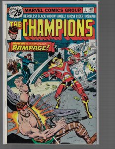 Champions #5 (Marvel, 1976) KEY 1st Rampage