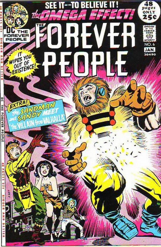 Forever People #6 (Jan-72) NM- High-Grade Big Bear, Beautiful Dreamer, Serifi...