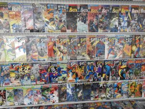 Huge Lot 140+ Comics W/Batman, Superman, Bloodlines+ Avg VF+ Condition!!